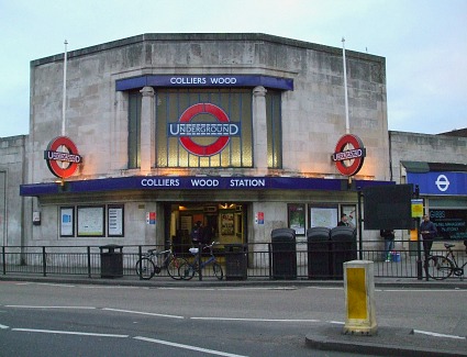 Colliers Wood Tube Station, London